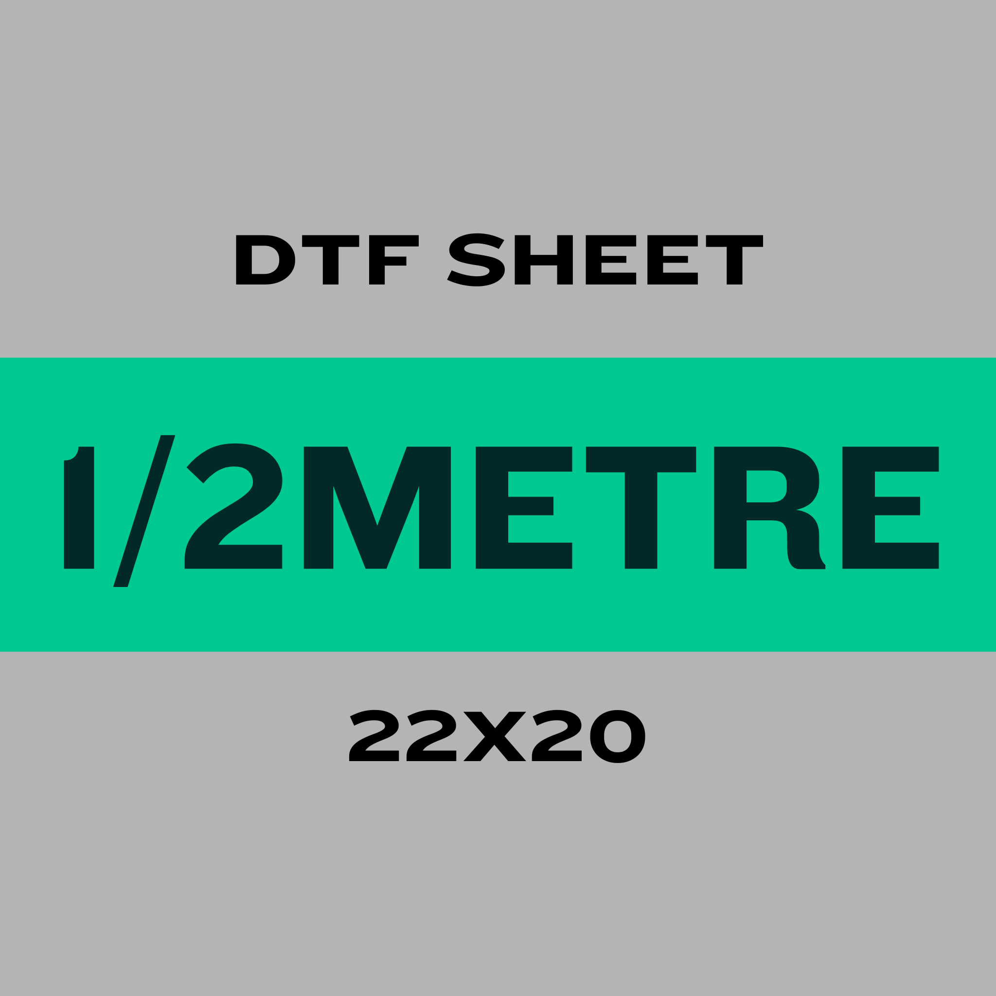 DTF Gangsheet 1/2 Meter
